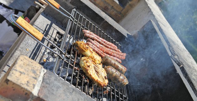 barbecue en vacances